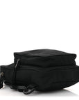 Nylon Logo Explorer Crossbody Messenger Bag Black