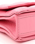 Crushed Calfskin Quilted XS Crush Chain Bag Sweet Pink