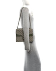 GG Supreme Monogram Snakeskin Medium Dionysus Shoulder Bag Green
