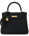 Togo Kelly Retourne 25 Black