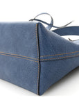 Cuoio Romano Selleria Denim Effect Medium By The Way Soft Boston Bag Blue