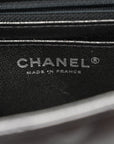 Metallic Sheepskin Quilted 2.55 Reissue Mini Flap Dark Silver