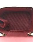 Calfskin Quilted Mini Perfect Fit Vanity Case With Chain Black