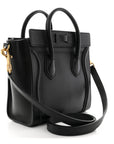 Smooth Calfskin Nano Luggage Black
