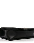 Calfskin Quilted New Medium Boy Flap Black