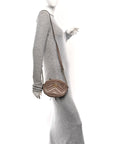 Calfskin Matelasse Mini GG Marmont Chain Shoulder Bag Porcelain Rose