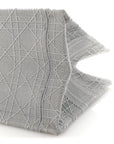 Canvas Embroidered Cannage Medium Book Tote Stone