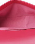 Lambskin Quilted Medium Boy Flap Fuchsia