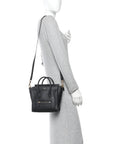 Smooth Calfskin Nano Luggage Black