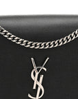 Grain De Poudre Large Classic Monogram Kate Satchel Black