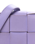 Lambskin Maxi Intrecciato Extra Mini Cassette Crossbody Bag Wisteria