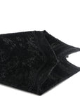 Embroidered 3D Macrame D-Lace Sun Medium Book Tote Black