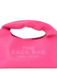 Grained Calfskin Mini The Sack Bag Hot Pink