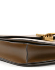Box Calfskin Medium Classic Box Flap Bag Camel