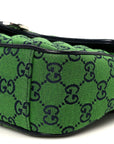 Monogram Multicolor Matelasse Diagonal Small GG Marmont Shoulder Bag Green Blue