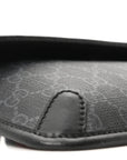 GG Supreme Monogram Web Slim Belt Bag Black Grey