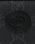 GG Supreme Monogram Textured Calfskin Retro Interlocking G Belt Bag Black