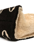 Shearling Monogram Giant Teddy Onthego GM Black White