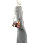 GG Supreme Monogram Flora Web GG Small Ophidia Dome Shoulder Bag White