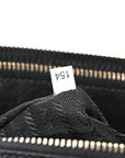 Saffiano Small Galleria Double Zip Tote Black