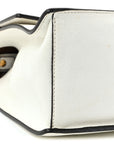 Agnello Old Shine F is FNDI Kan U Shoulder Bag White