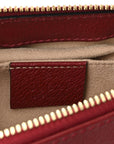 GG Supreme Monogram Flora Web Small Ophidia Tote Bag Red