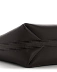 Grainy Calfskin Mini Reversible Tote Peat Sand