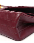 Lambskin Quilted Crush 2.55 Reissue 225 Flap Dark Burgundy