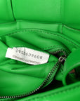 Nappa Maxi Intreccio Padded Cassette Crossbody Bag Parakeet
