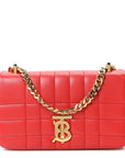 Lambskin Quilted Mini Lola Bag Bright Red