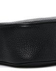 Pebbled Calfskin Mini Soho Disco Bag Black