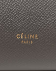 Grained Calfskin Mini Belt Bag Grey