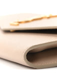 Grain De Poudre Monogram Uptown Chain Wallet Dark Beige