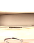 Smooth Calfskin Metal Flap Le Grand Bambino Light Ivory