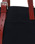 Toile Goeland Vache Hunter Etriviere Shopping Bag Bleu Nuit Rouge H