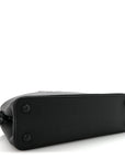 Taurillon Capucines East West MM Matte Black