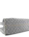 Monogram Denim Onthego MM Washed Grey