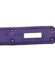 Epsom Bi-Color Horseshoe Birkin 35 Etain Crocus