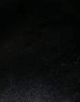Shearling Lambskin Crystal Strass Flap Black