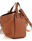 Calfskin Small Hammock Shoulder Bag Tan