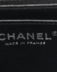 Lambskin Quilted Mini Rectangular Flap Black