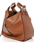 Calfskin Medium Hammock Shoulder Bag Tan
