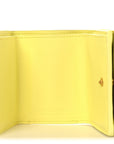 Nappa Intrecciato Trifold Wallet Ice Cream