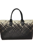 Nappa Intrecciato PVC Medium Cabat Black