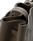 Soft Grained Calfskin Small Belt Cabas Phantom Taupe