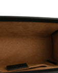 GG Supreme Monogram Calfskin Small Padlock Shoulder Bag Beige Black Cuir