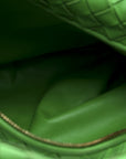Nappa Intrecciato Teen Jodie Hobo Parakeet