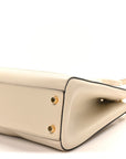 Boarded Plutone Calfskin Medium Jackie 1961 Tote Mystic White