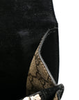 GG Supreme Monogram Medium Dionysus Shoulder Bag Black