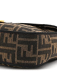 Fabric Jacquard FF 1974 Medium Baguette Tobacco Moro Black